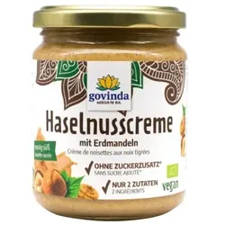 Govinda Haselnusscreme mit Erdmandeln bio
