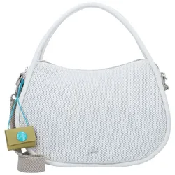 Gabs Selin Schultertasche Leder 34 cm  weiss