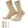Nike Everyday Elevated Crew-Socken 3er Pack Beige/Mehrfarbig 42-46