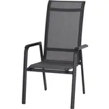 Siena Garden Tesoro Stapelsessel 62,5 x 73 x 111 cm anthrazit N40075