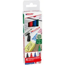 edding Permanentmarker farbig sortiert 4 St.