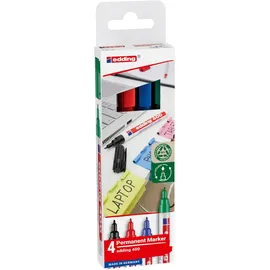 edding Permanentmarker farbig sortiert 4 St.