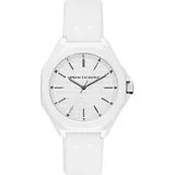 Giorgio Armani Armani Exchange Herrenuhr 3-Zeiger-Werk Nylon weiß, AX4602