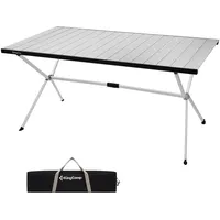 KingCamp Campingtisch Camping Rolltisch Klapptisch Garten Falttisch Alu 146x80cm