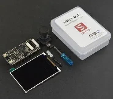 DFRobot Maix Bit AI Entwicklungs-Kit, RISC-V K210 IOT, MicroPython, OpenMV, M12 Kamera, LCD Anzeige