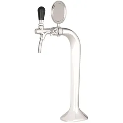 Schanksäule Chrom 1-leitig, elegant, `Topp-Qualität!` (Paketpreis)