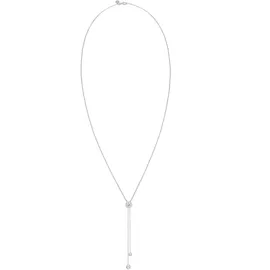 ELLI PREMIUM Y-Kette Kreis Geo mit Kristallen 925 Sterling Silber / Glas
