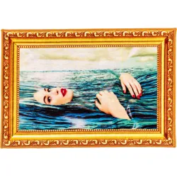 Toiletpaper Sea Girl Badezimmermatte 60 x 90 cm rechteckig