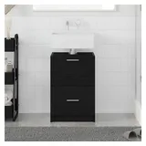 vidaXL Waschbeckenunterschrank 40 x 37 x 59 cm Schwarz