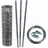 Aquagart Wildzaun 50 m x 80 cm Grau/Stahl