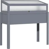Outsunny Hochbeet Holz 120 x 54 x 122 cm Grau