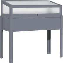 Outsunny Hochbeet Holz 120 x 54 x 122 cm Grau