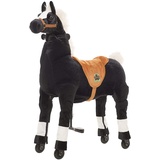 animal riding Reitpferd Maharadscha XL (für Kinder, Pferd, 8+ Jahre, bis zu 80 kg, abnehmbarere Sattel, Reittier, Pferd mit Rollen) ARP001L