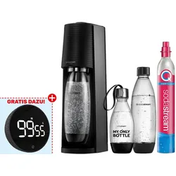 SODASTREAM Wassersprudler Terra Vorteilspack + DAYHOME Digitaler Timer/Stoppuhr YT6712-SW
