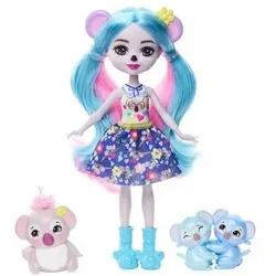 MATTEL HNT61 Enchantimals Karalee Koala Familie