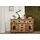 Massivmoebel24 Sideboard 150 x 90 x 45 cm Beige / Braun