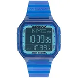 Adidas Watches Aost22047 Digital One Gmt Uhr Blue