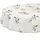 ANRO Wachstuchtischdecke abwaschbar Silberblatt Oval 160 x 140 cm Grau