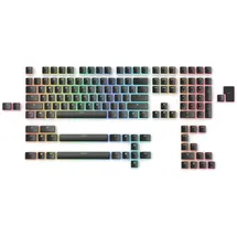 Glorious PC Gaming Race Glorious Aura V2 Keycap Set, Kunststoff (PBT) Double-Shot, schwarz, 145 Tasten (104+41), ANSI-US (GLO-KC-AURA2-B)