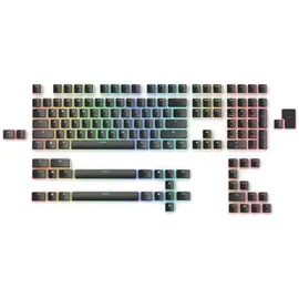 Glorious PC Gaming Race Glorious Aura V2 Keycap Set, Kunststoff (PBT) Double-Shot, schwarz, 145 Tasten (104+41), ANSI-US (GLO-KC-AURA2-B)