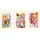 Lanarte Kreuzstich Stickpackung Grußkarten Marjolein Bastin Flower Power Bouquet 3er Set, Zählmuster, 10,5x15cm