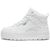 Puma Damen Karmen II Idol Mid Sneaker, White White Silver, 37.5 EU