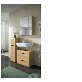 Möbel Boss Midischrank – holzfarben – Maße cm B: 30 H: 106