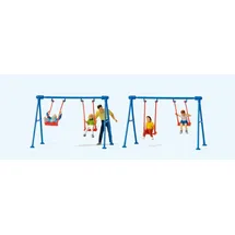 Preiser Figuren H0 Kinder auf der Schaukel 10630