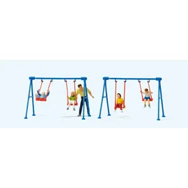 Preiser Figuren H0 Kinder auf der Schaukel 10630