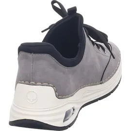 Rieker Damen Sneaker Grau/Schwarz 38