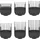 WAHL Set 8 Aufsteckkämmen Nylon 3/6/10/13/16/19/22/25 Klingen