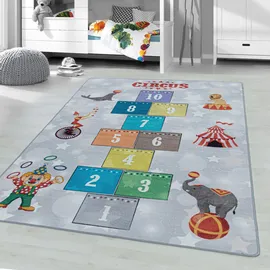 Ayyildiz Kinderteppich Play 2909 Grau 100 cm x 150 cm