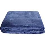 COFI 1453 Tagesdecke 270 x 230 cm Dunkelblau