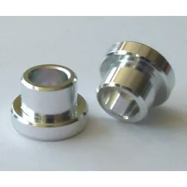 Kind Shock Alu Buchse Dämpfer 12 mm 8 mm 24 mm Silber