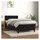 vidaXL Boxspringbett 100 x 200 cm Schwarz