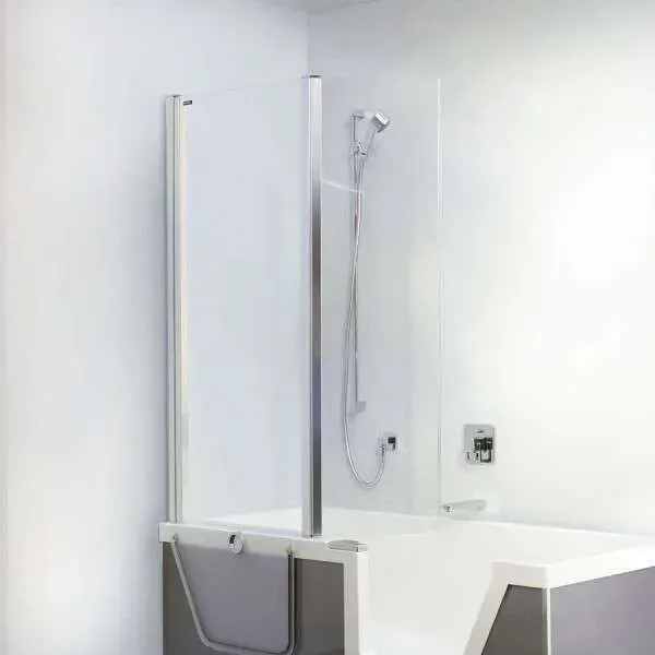 Duscholux Step-In Pure Badewannenfaltwand.. - Duschkabinen-Faltwand