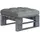 vidaXL Paletten-Hocker 120 x 80 x 45 cm Grau