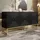 modfu Kommode 160 x 75,5 x 38 cm Schwarz