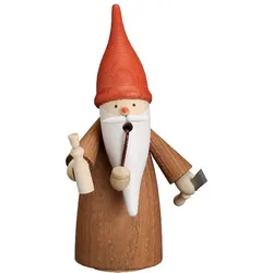 Seiffener Volkskunst Räucherfigur Wichtel Drechsler Größe 16 cm