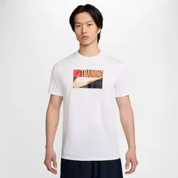 NIKE Herren Shirt Dri-FIT Fitness, WHITE, M