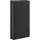 vidaXL Duschnische Mattschwarz 32x62x9 cm Edelstahl