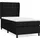 vidaXL Boxspringbett 100 x 200 cm Schwarz