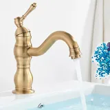 Wasserhahn Bad Waschbecken Waschtischarmatur Hoch Badezimmer 360° Mischbatterie