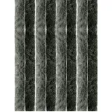 arsvita Flauschvorhang 120x220 Unistreifen anthrazit - schwarz