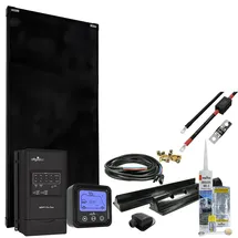 Offgridtec Offgridtec® MobileBlack XL 180W Wohnmobil Solaranlage 30A MPPT DUO Laderegler PERC Solarmodul