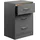 CASARIA Nachttisch Eloise Anthrazit 54x39x28cm mit LED