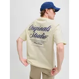 JACK & JONES JORNORREBRO TYPO TEE SS CREW NECK weiß M