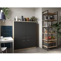 Respekta Putzschrank 120 x 0 x 0 cm Schwarz