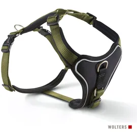 Wolters Professional Comfort Hundegeschirr Grün/Schwarz 27-32 cm