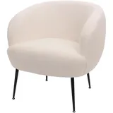MCW Lounge-Sessel O37 Bouclé 330 g/m2 75 x 80 x 80 cm Weiß